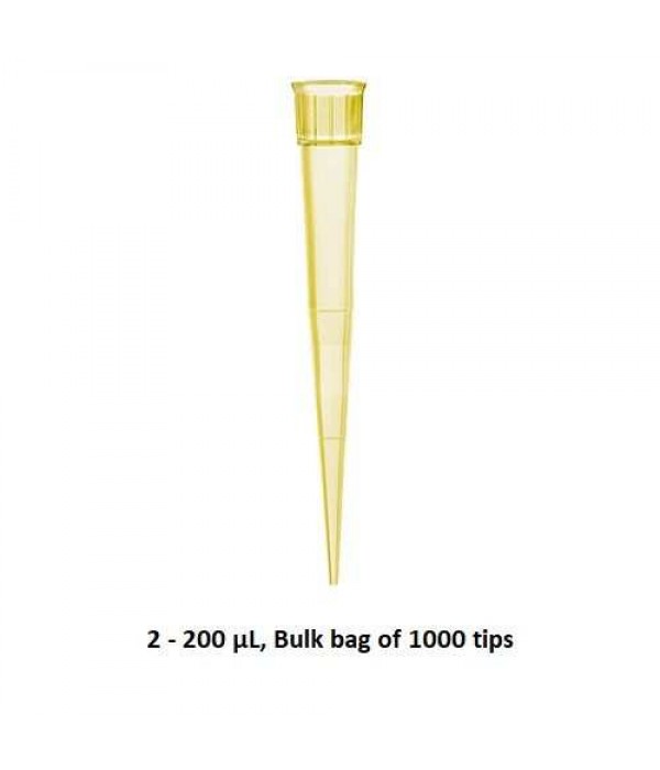 Brand 732008 Sarı Pipet Ucu 2 - 200 µl / 1000 Adet