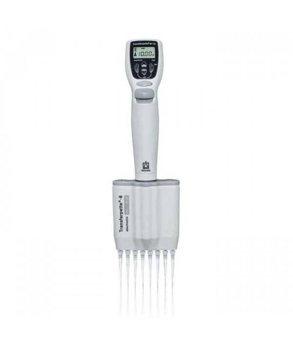 BRAND 705400 Transferpette® S Electronic 1-20 µL 8 Kanallı Elektronik Ayarlanabilir Otomatik Pipet BRAND 705400 Transferpette® S Electronic 1-20 µL 8 Kanallı Elektronik Ayarlanabilir Otomatik Pipet