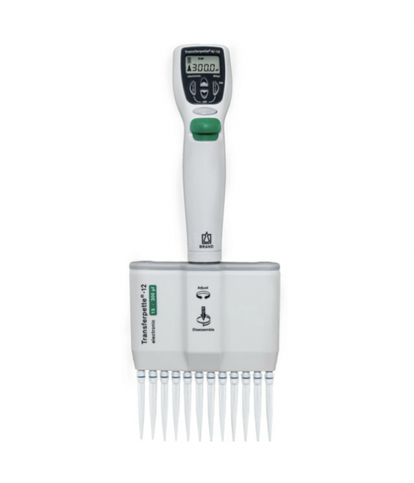BRAND 705456 Transferpette® S 12 Electronic 15 - 300 µL Elektronik 12 Kanallı Otomatik Pipet BRAND 705456 Transferpette® S 12 Electronic 15 - 300 µL Elektronik 12 Kanallı Otomatik Pipet