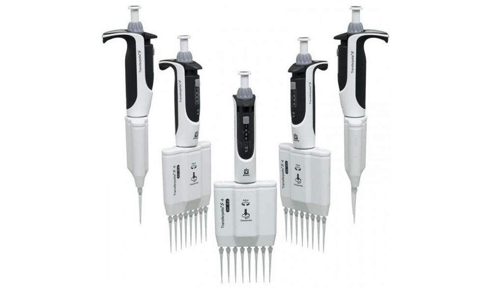 BRAND 705900 Transferpette® S-8 0.5-10 µL 8 Kanallı Ayarlanabilir Hacimli Otomatik Pipet BRAND 705900 Transferpette® S-8 0.5-10 µL 8 Kanallı Ayarlanabilir Hacimli Otomatik Pipet