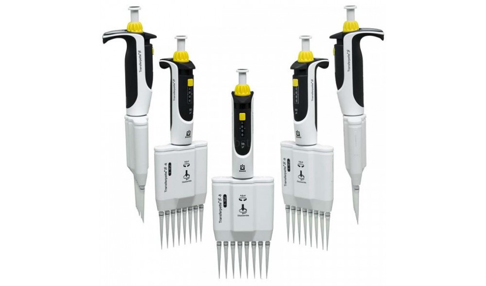 BRAND 705906 Transferpette® S-8 0.5-10 µL 8 Kanallı Ayarlanabilir Hacimli Otomatik Pipet