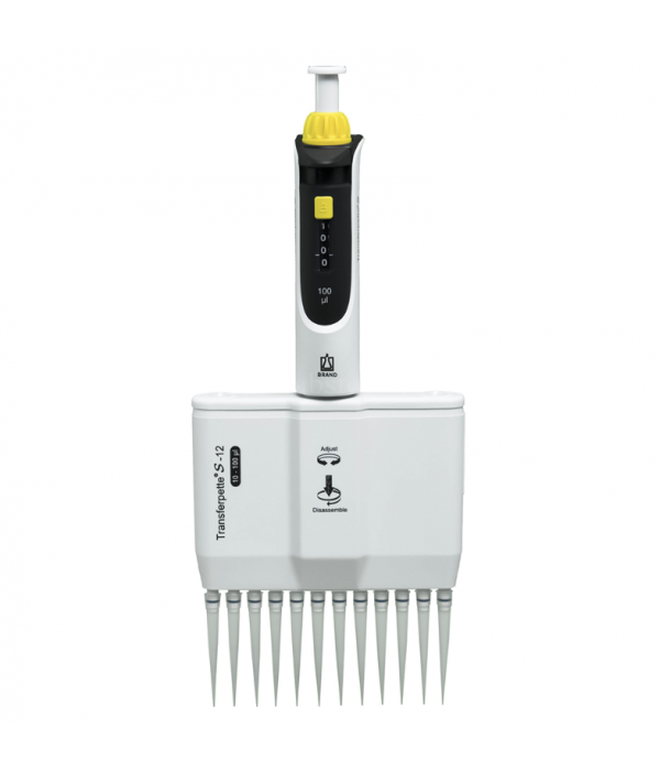Brand 705928 Transferpette® S Dijital Ayarlı Mikropipet 12 Kanallı 10 - 100 µl Brand 705928 Transferpette® S Dijital Ayarlı Mikropipet 12 Kanallı 10 - 100 µl