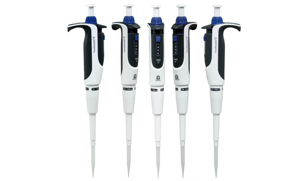 BRAND Transferpette® S 100-1000 µL Ayarlanabilir Otomatik Pipet (Brand 705880) BRAND Transferpette® S 100-1000 µL Ayarlanabilir Otomatik Pipet (Brand 705880)