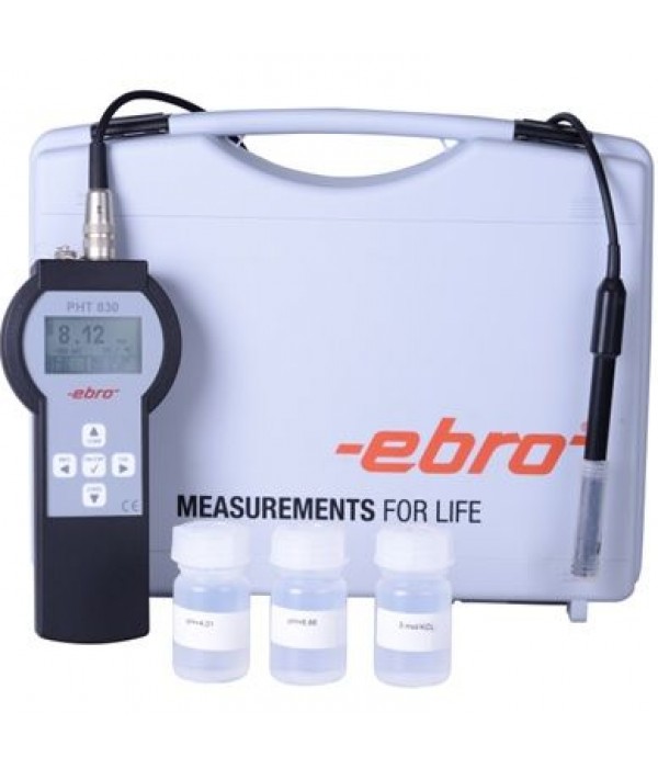 Ebro PHT 830 Set 1 Gıda pH Metresi  Epoksi Elektrot  İle Ebro PHT 830 Set 1 Gıda pH Metresi  Epoksi Elektrot  İle
