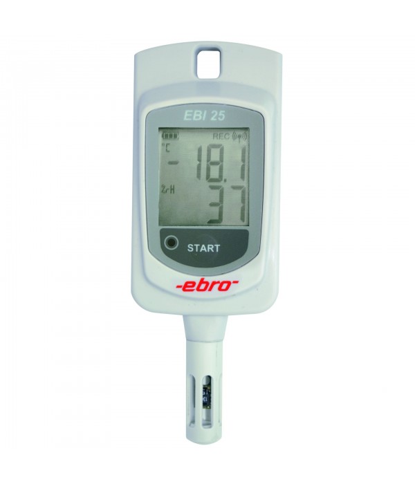 Ebro EBI 25-TH Sıcaklık Ve Nem DataLogger Veri Kaydedici Cihazı  -30 °C... +60 °C / %0... 100 Rh (Harici Nem Sensörü İle) Ebro EBI 25-TH Sıcaklık Ve Nem DataLogger Veri Kaydedici Cihazı  -30 °C... +60 °C / %0... 100 Rh (Harici Nem Sensörü İle)