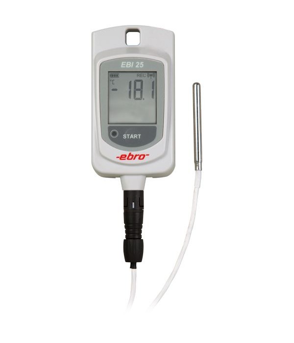 Ebro EBI 25-TX Kablosuz Sıcaklık Data Logger Veri Kaydedici Cihazı  -200 °C... +199.9 °C Ebro EBI 25-TX Kablosuz Sıcaklık Data Logger Veri Kaydedici Cihazı  -200 °C... +199.9 °C