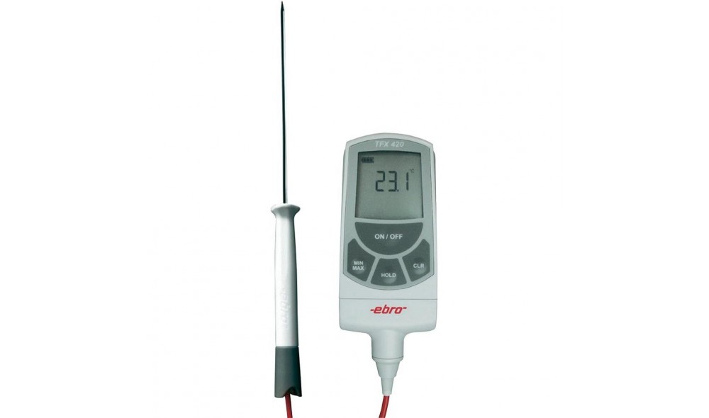 Ebro TFX 420 Saplama Tip Termometre -50... +400 °C Sensörsüz