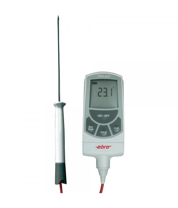 Ebro TFX 420 Saplama Tip Termometre -50... +400 °C Sensörsüz  Ebro TFX 420 Saplama Tip Termometre -50... +400 °C Sensörsüz