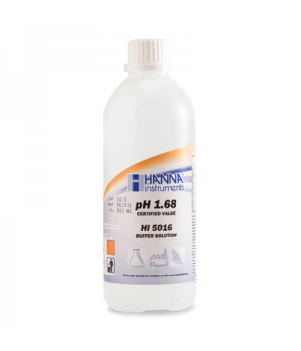 Hanna HI 5016 pH 1.68 @ 25°C Teknik Kalibrasyon Çözeltisi, 500 mL