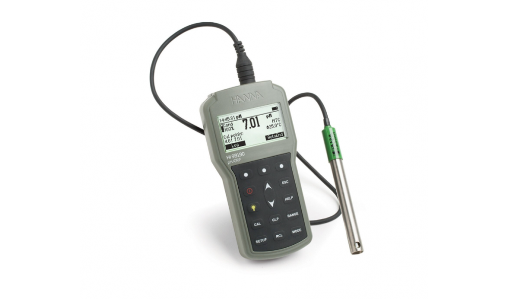 Hanna HI98190 Profesyonel Su Geçirmez Taşınabilir pH / ORP Metre pH; -2.000 ila 20.000 pH Hanna HI98190 Profesyonel Su Geçirmez Taşınabilir pH / ORP Metre pH; -2.000 ila 20.000 pH