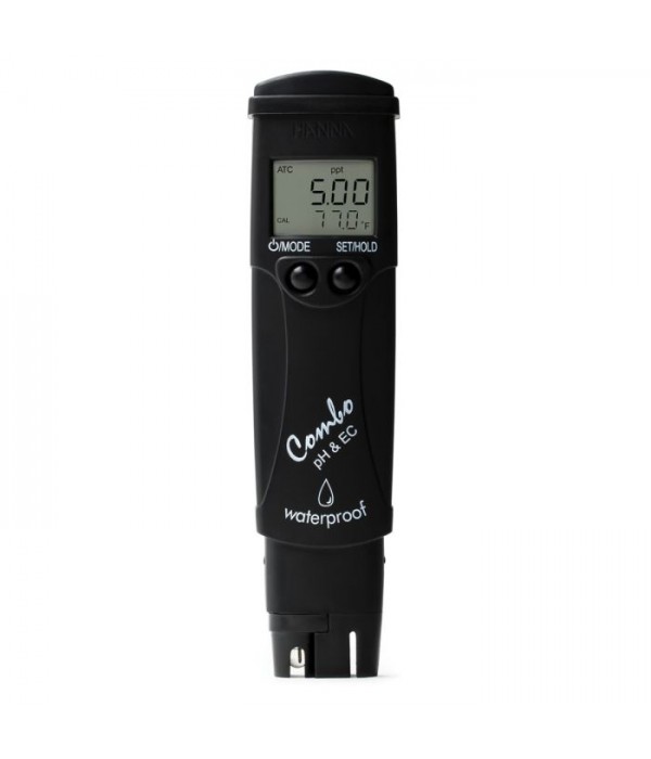 HANNA HI98130 Combo Cep Tipi pH/EC/TDS Ölçer  Waterproof 0.0... 14.0 pH / 0... 20.00 mS/cm