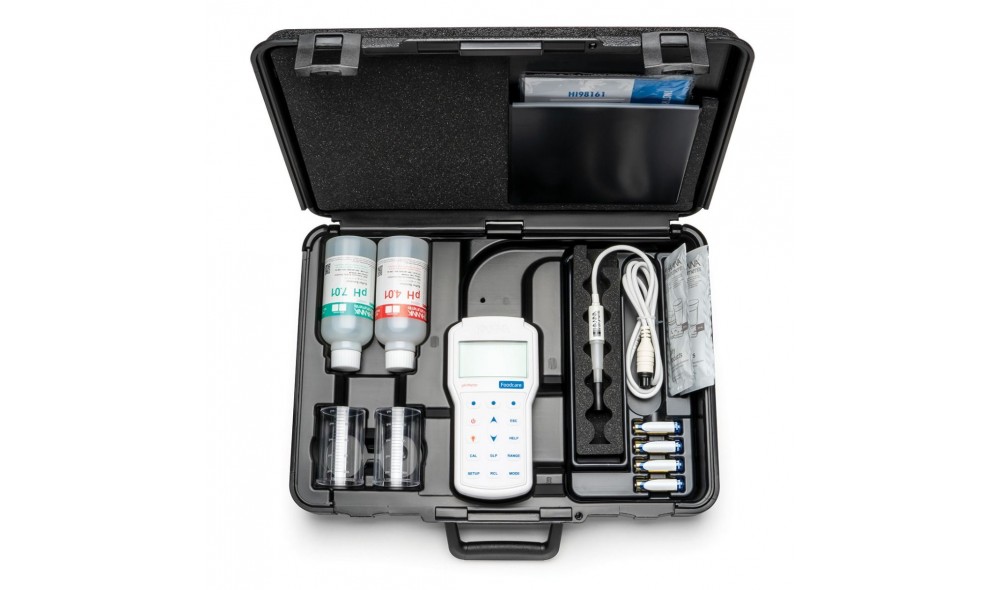 HANNA HI98161 Gıda pH Metresi FSMA Onaylı -2.0 pH... +20.0 pH HANNA HI98161 Gıda pH Metresi FSMA Onaylı -2.0 pH... +20.0 pH