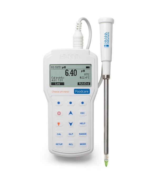 HANNA HI98165 Peynir pH Metresi  FSMA Onaylı  (-2.0 pH... +20.0 pH) HANNA HI98165 Peynir pH Metresi  FSMA Onaylı  (-2.0 pH... +20.0 pH)
