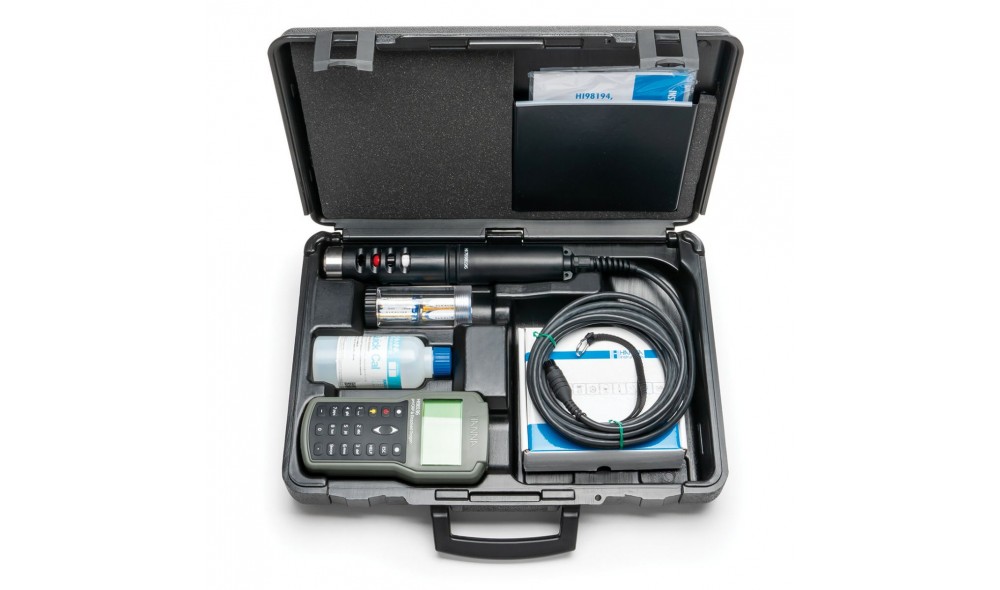 Hanna HI98196 Çok parametreli pH / ORP / DO / Basınç / Sıcaklık Su Geçirmez Ölçüm Cihazı Hanna HI98196