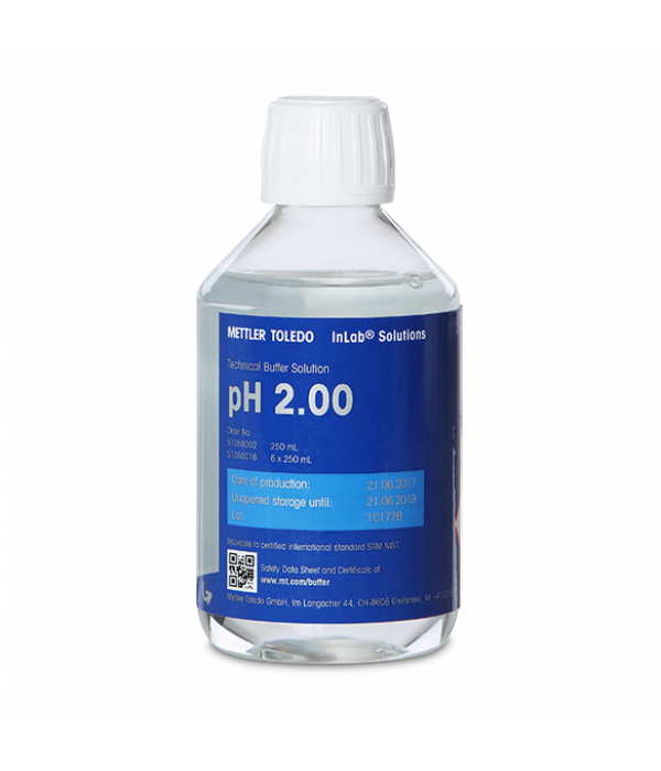 Mettler Toledo pH 2.00 Kalibrasyon Çözeltisi 250 mL