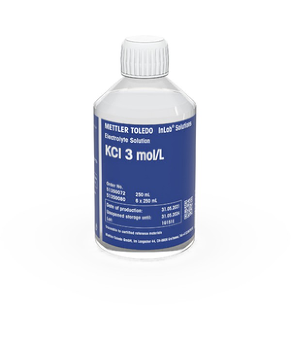 Mettler Toledo 51350072 Elektrolit KCl 3M 250 mL Şişe
