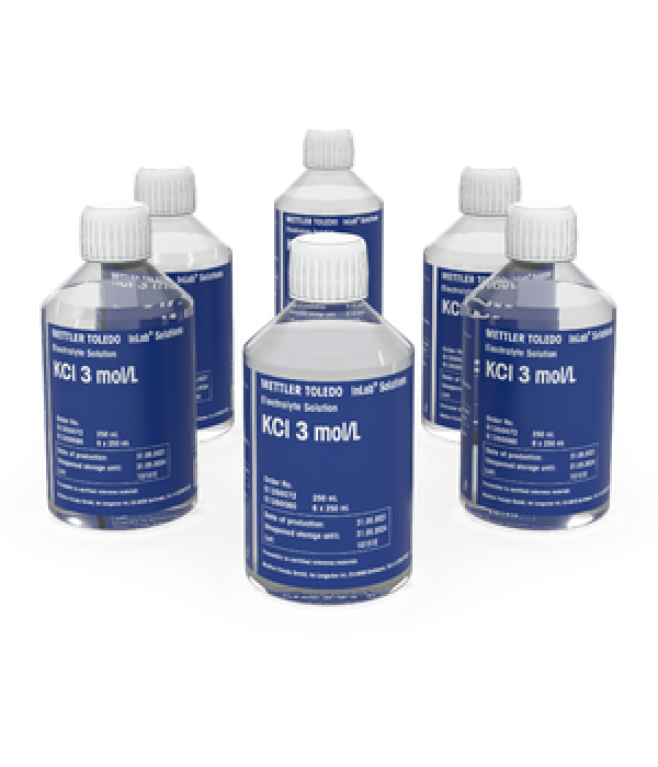 Mettler Toledo 51350080 Elektrolit KCl 3 mol/L KCI 6 x 250 ML Şişe