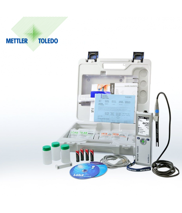 METTLER TOLEDO Seven2Go™ Portatif pH / İyon Ölçer S8-Field-Kit Inlab Expert Go-ISM-IP67 pH Elektrodu dahil