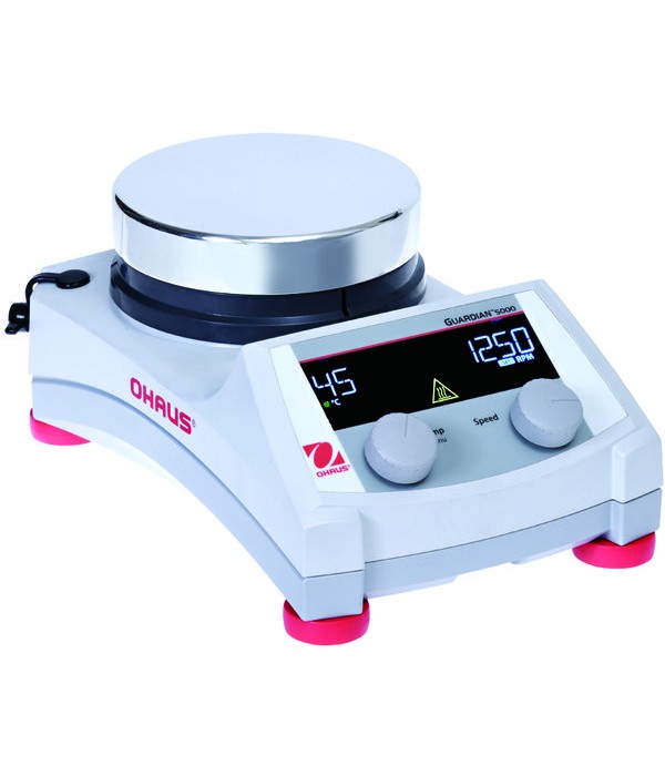 OHAUS Guardian® 5000 Isıtıcılı Manyetik Karıştırıcı   Ø135 mm / +5... 380 °C / 60... 1600 rpm / 20 L OHAUS Guardian® 5000 Isıtıcılı Manyetik Karıştırıcı   Ø135 mm / +5... 380 °C / 60... 1600 rpm / 20 L