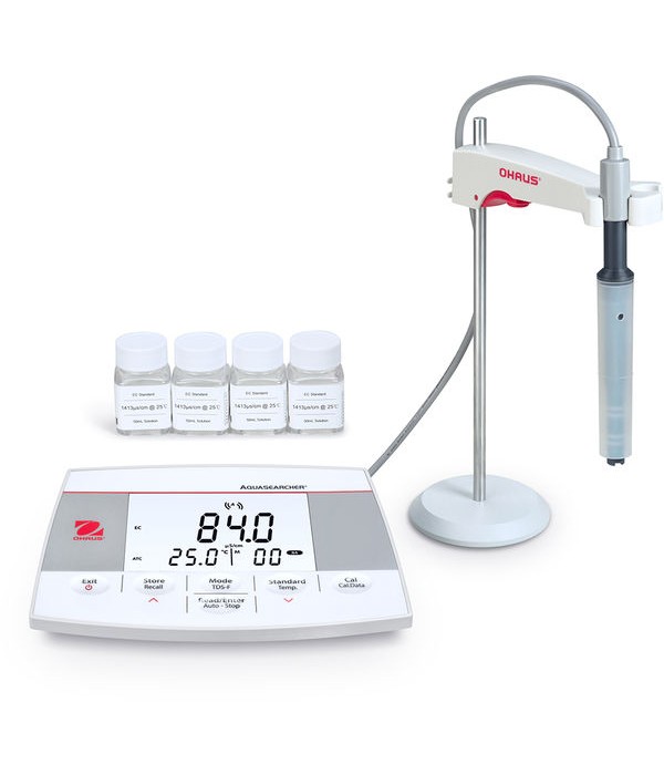 OHAUS AB23EC-F Masa Tipi İletkenlik Ölçer STCON3 İletkenlik Probu ile