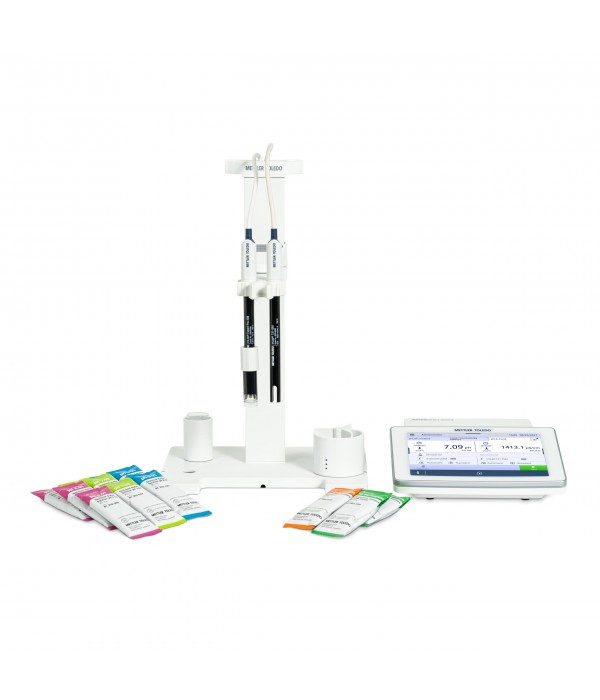 Mettler Toledo SevenDirect SD23 Kit Masa Tipi pH/İletkenlik/TDS/Tuz. Ölçer Inlab Expert Pro-ISM pH ve InLab 731-ISM İletkenlik Elektrotları Dahil