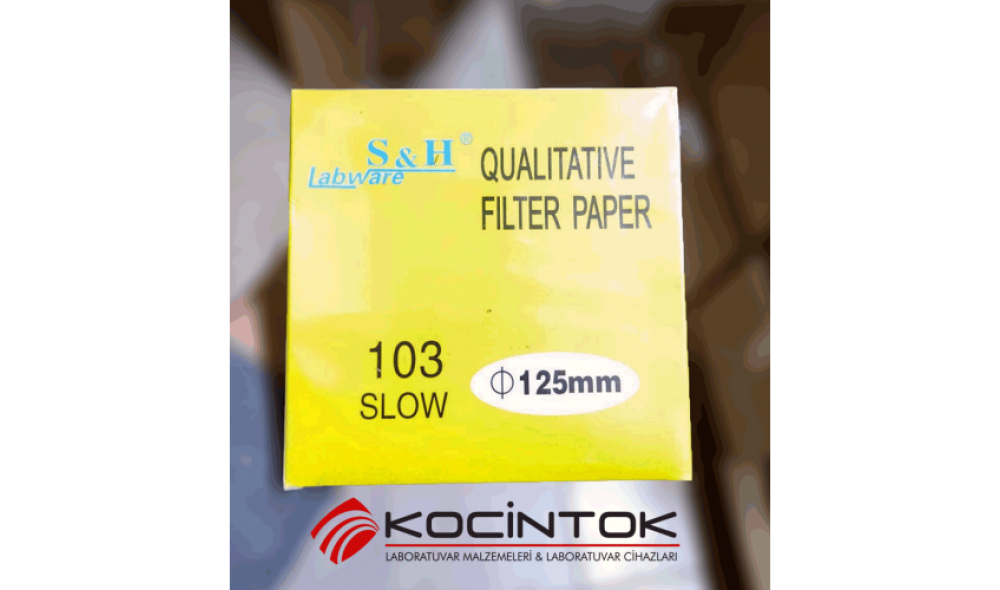 Filtre Kağıdı Siyah Bant 125 mm (Sh marka çin) Filtre Kağıdı Siyah Bant 125 mm (Sh marka çin)