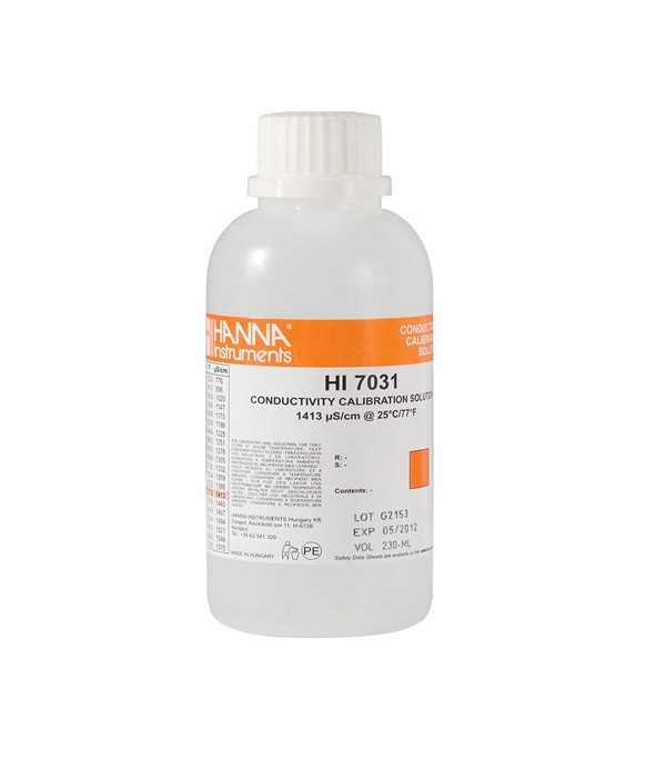 HANNA HI 7031L 1413 µs/cm İletkenlik Sıvısı 500 ML