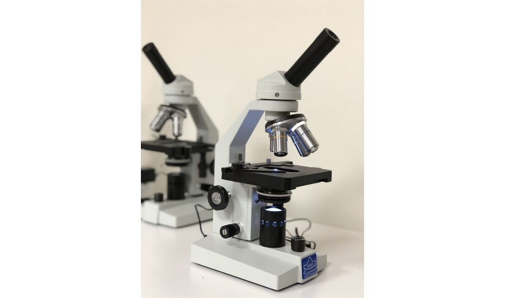 SOIF M2 Monoküler Öğrenci Mikroskobu -4 Objektif Yuvalı Achromat-1000x