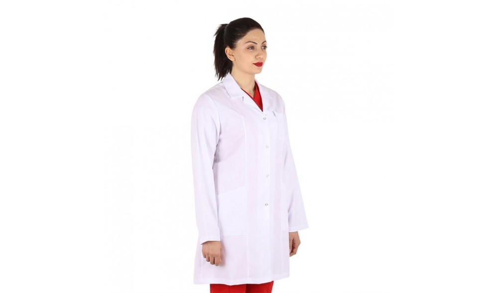 BP-01 Bayan Doktor Önlük Ceket Yaka Uzun Kol BP-01 Bayan Doktor Önlük Ceket Yaka Uzun Kol