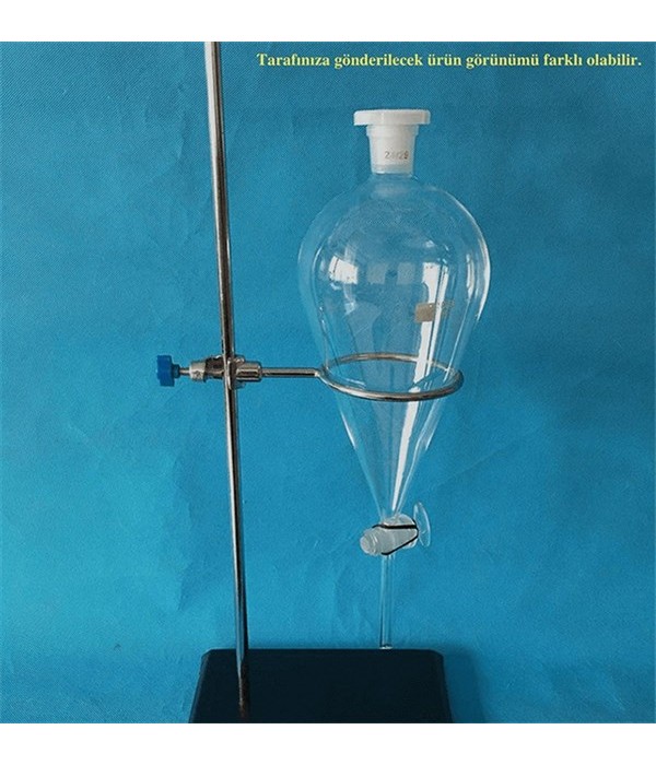 Ayırma  Hunisi 1000 ML  Armudi  Tip Cam Musluklu