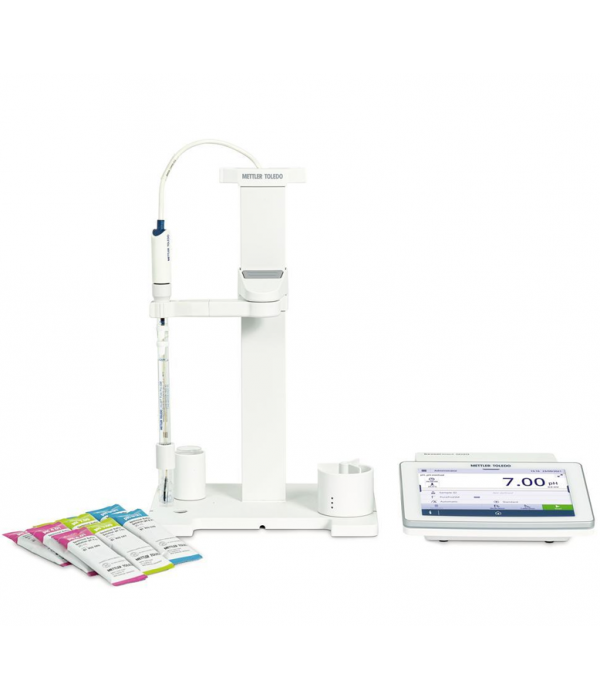METTLER TOLEDO SevenDirect SD20 Kit pH Metre, pH Elektrodu InLab Expert Pro-ISM ve 3×3 Kalibrasyon Solüsyonu Poşeti