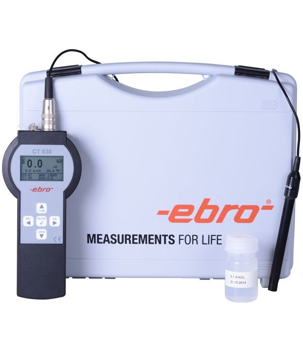 Ebro CT 830 Set İletkenlik Ölçer AT 830 Plastik İletkenlik Elektrodu Çantalı Set Ebro CT 830 Set İletkenlik Ölçer AT 830 Plastik İletkenlik Elektrodu Çantalı Set