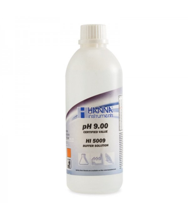 Hanna HI 5009 pH 9.00 @ 25°C Teknik Kalibrasyon Çözeltisi, 500 mL Hanna HI 5009 pH 9.00 @ 25°C Teknik Kalibrasyon Çözeltisi, 500 mL