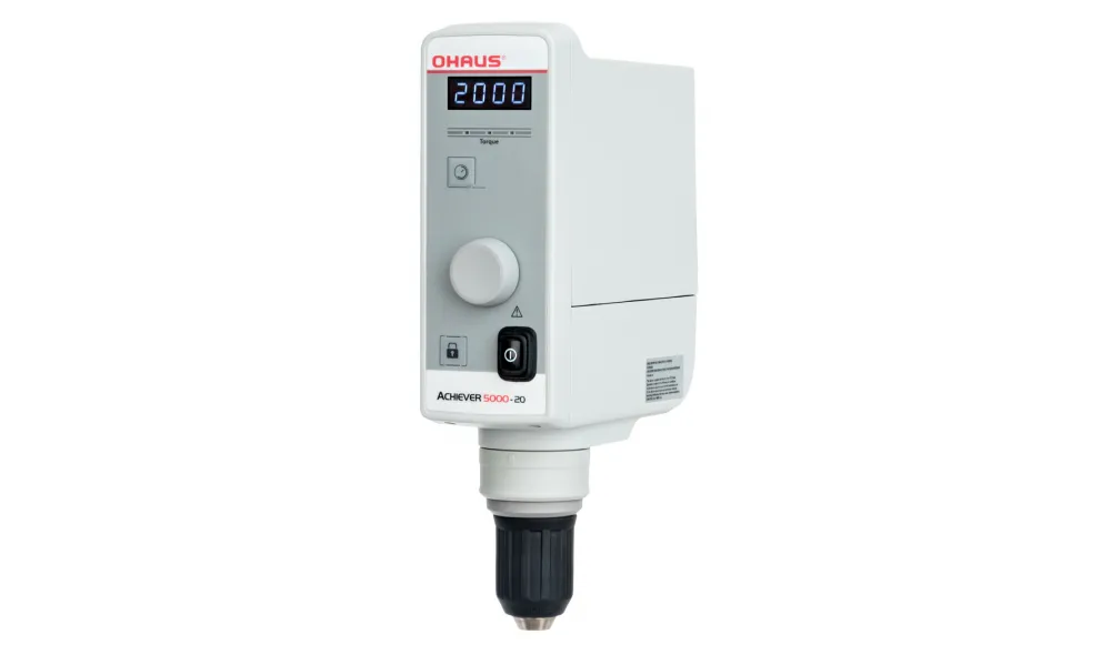 OHAUS E-A51ST020 SET Mekanik Karıştırıcı, 25 Litre Kapasite, 30-2000 Rpm Hız, 20 Ncm Tork, Cihaz +Stant + Tutucu + Üç dahil komple set OHAUS E-A51ST020 SET Mekanik Karıştırıcı