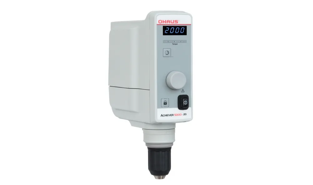 OHAUS E-A51ST020 SET Mekanik Karıştırıcı, 25 Litre Kapasite, 30-2000 Rpm Hız, 20 Ncm Tork, Cihaz +Stant + Tutucu + Üç dahil komple set OHAUS E-A51ST020 SET Mekanik Karıştırıcı